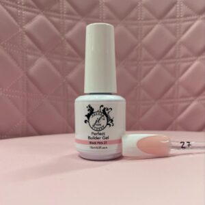 JL lux perfect BIAB BLACK PINK 27 15ML